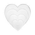 Hearts 4pc Template Set
