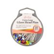 Sew Easy - Pins Glass Head Extra Long 0.65 x 44mm 110pcs