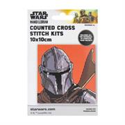 Star Wars Counted Cross Stitch Kit 10 x 10cm - Mandalorian