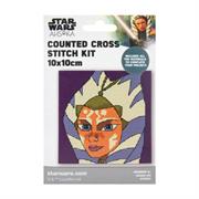 Star Wars Counted Cross Stitch Kit 10 x 10cm - Ahsoka