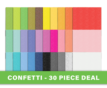 CONFETTI-30 PIECE DEAL 15 metre ! 