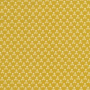 Skulls Printed Cotton - Gold