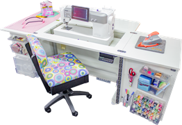 TAILORMADE - GE6 Electric Sewing Cabinet (Fully Assembled) - White Ash