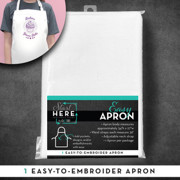OESD: Easy Apron White 34in x 27in