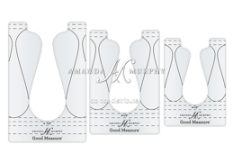 Amanda Murphy Ruler - Ribbon Candy 2 - 3pc