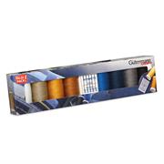 GUTERMANN Thread Set Denim 100m with Needles - 8 reels