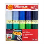 GUTERMANN Thread Set Sew All 100m - 10 reels - Cools