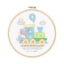 PERMIN Cross Stitch Kit  18cm - Alexander