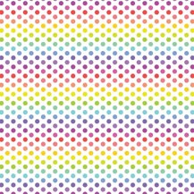 Polked Again - White Rbow