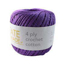 4ply Crochet Cotton BC866 Mardi Gras