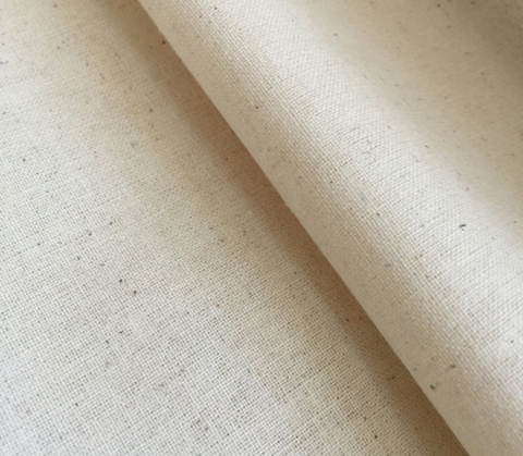 Calico 100% Unbleached Calendered Cotton - 94 inch width (240cm) - 20 metre roll