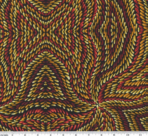 M&S Textiles Australia - Honey Flower Gold
