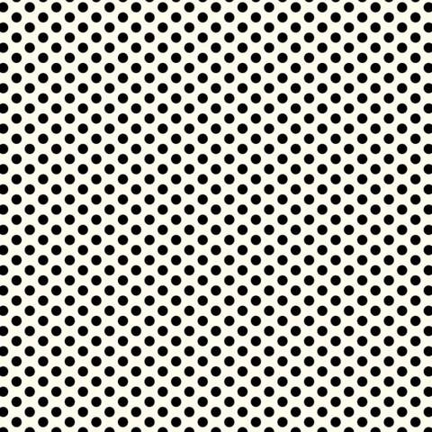 Polked Again - Cream & Black