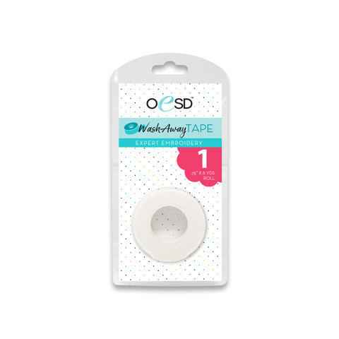 OESD Stabilizer: Expert Embroidery Tape Washaway 0.75in x 8yd - 1 roll