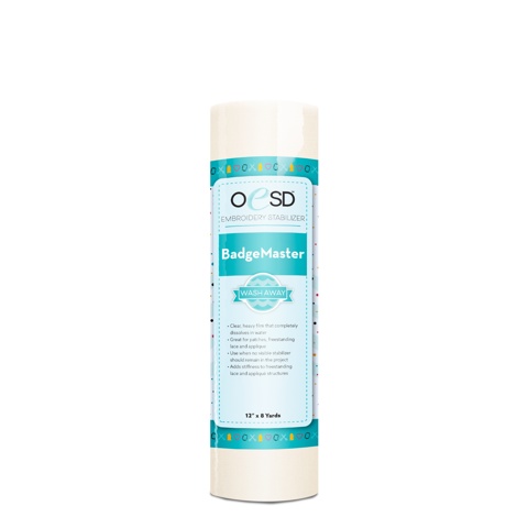 OESD Stabilizer: BadgeMaster WashAway 12in x 8yd
