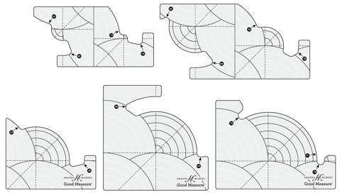 Amanda Murphy Ruler - Baptist Fan - 5pc