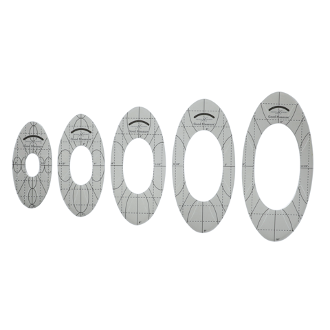 Amanda Murphy Ruler - Every Oval - 5pc