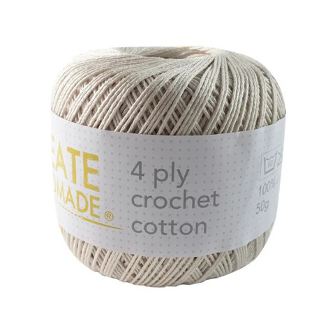 4ply Crochet Cotton BC6194 Ecru