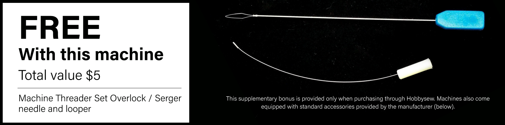 Bonus item - Horn - Overlocker Looper Threader